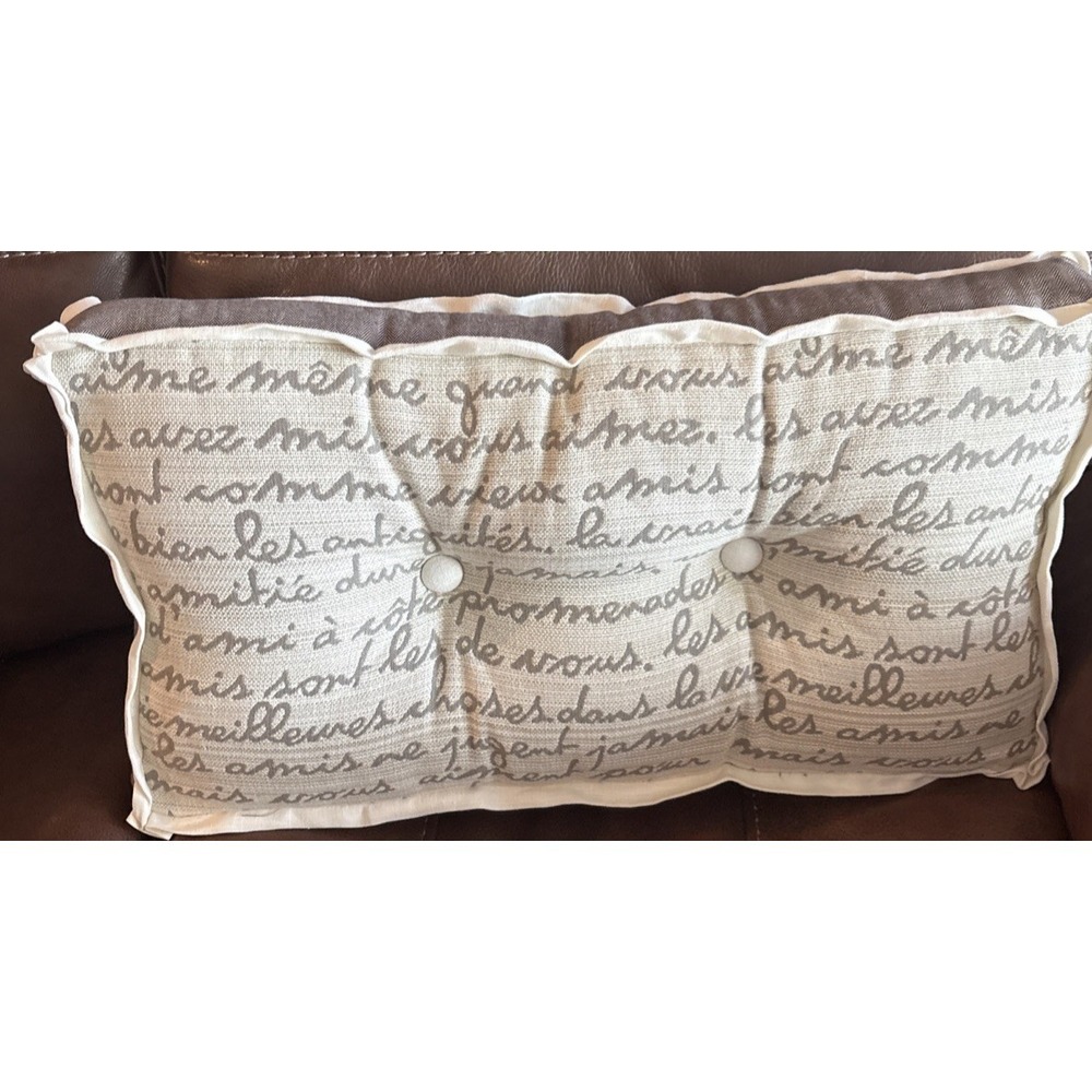 Eastern Accents Size Pillow Sham and insert 22" X 12"